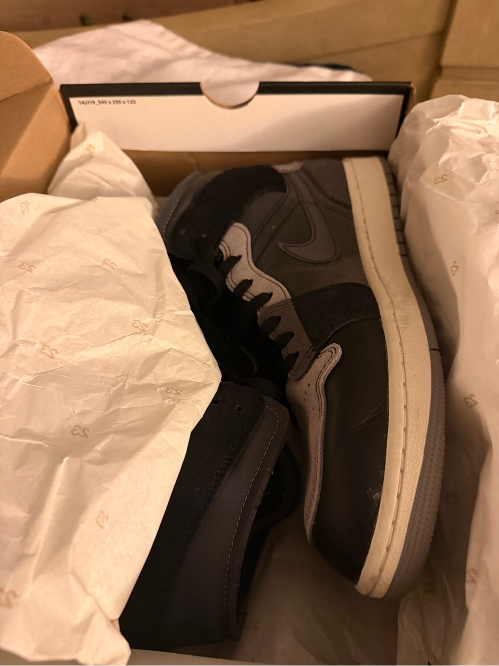 Air Jordan 1 Mid SE Craft 'Inside Out - Black'
